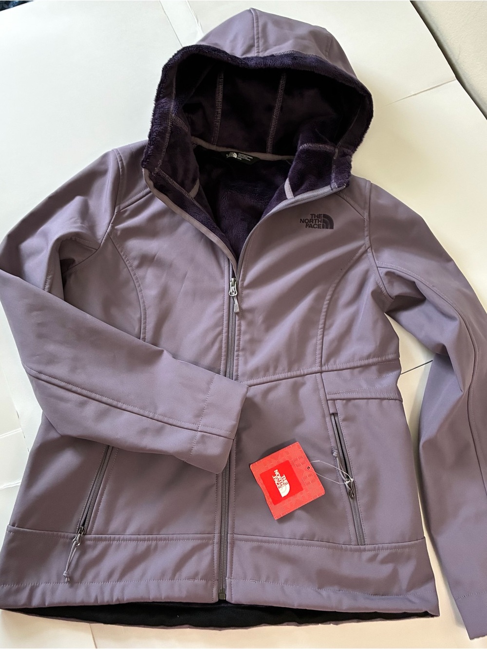 The North Face Women's Mauve Hooded Softshell Jacket